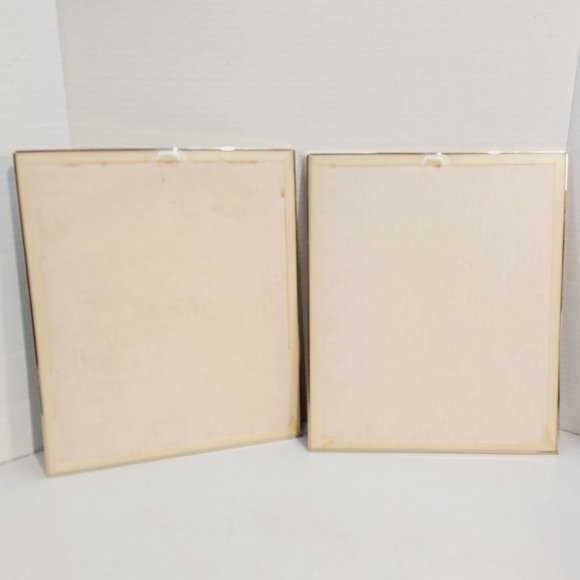 Vtg 1986 The Walt Disney Mickey and Minnie Mouse Foil Art Print Framed 1… - Picture 6 of 6